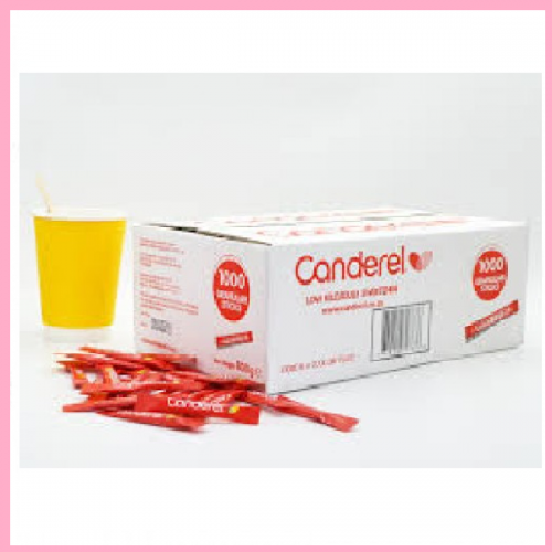 CANDERAL SWEETNER RED STICKS 1000'S CANDERAL SWEETNER RED STICKS 1000'S